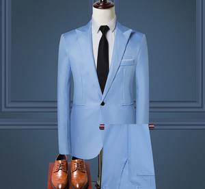 <b>双排扣男士西服套装高档商务</b>
